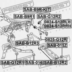 JOBB HÁTSÓ FELSŐ LENGŐKAR SUBARU FORESTER S12 2007.09- JP 20252-SC000