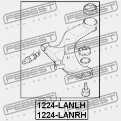 JOBB ELSŐ VEZÉRLŐKAR VISSZAVONT 54501-2D002