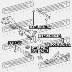 HÁTSÓ KERESZTIRÁNYÚ RÚD GÖMBÖLYŰ HYUNDAI I30 12 (CSEH GYÁR-EUR) (2012-2015) EUR 55250-A6000