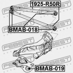 HÁTSÓ KERESZTLÉC MINI CABRIO R57 LCI 2009-2013 ECE 33326768724