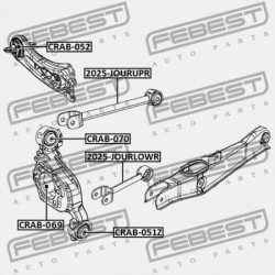 HÁTSÓ KERESZTIRÁNYÚ ALSÓ RÚD CHRYSLER JS AVENGER/200/FLAVIA 2007-2014 68079540AE