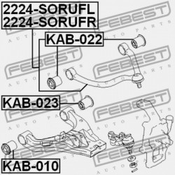 BAL ELSŐ FELSŐ LENGŐKAR KIA SORENTO 06: -SEP.2006 (2006-2006) CIS 54410-3E100