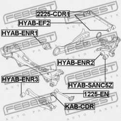HÁTSÓ KERESZTIRÁNYÚ FELSŐ RÚD KIA CEED 06 (2006-) GEN 55100-1H000