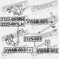 HÁTSÓ KERESZTIRÁNYÚ ALSÓ RÚD AUDI Q7 2007-2015 CA 7L8501529A