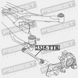 HÁTSÓ KERESZTIRÁNYÚ ALSÓ RÚD AUDI A1 2011- [RDW]. 5Q0501529C