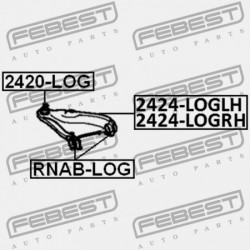 BAL ELSŐ FELSŐ VEZÉRLŐKAR RENAULT LOGAN 2005-2013 6001547520