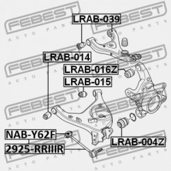 HÁTSÓ KERESZTIRÁNYÚ RÚD GÖMB ALAKÚ LAND ROVER RANGE ROVER III 2002-2012 RGD500180