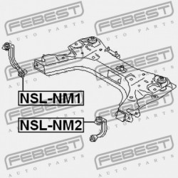 BAL ELSŐ FUTÓMŰ TARTÓ NISSAN TIIDA JPN MÁRKA C11 2005.08-2012.06 GL 54525-BC01A