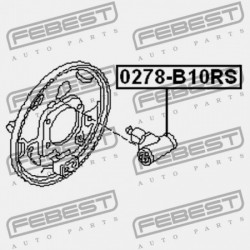 HAM CYLINDER. HÁTSÓ NISSAN SUNNY/ALMERA B10RS 2006.03-2013.03 GL 44100-95F0A