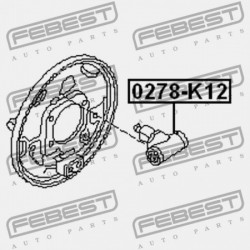 HAM CYLINDER. HÁTSÓ NISSAN NOTE UK MÁRKA E11E 2006.01-2013.08 EL 44100-AX600