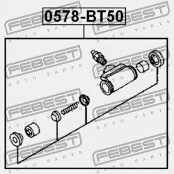 HAM CYLINDER. HÁTSÓ MAZDA BT-50 UN 2006-2008 EU UR58-26-610