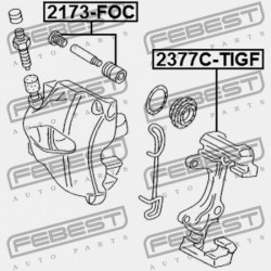 FÉKNYEREG, FÉKNYEREG. ELÖL AUDI A3/S3/SPORTB./LIM./QU 2004-2013 RDW 5N0615125