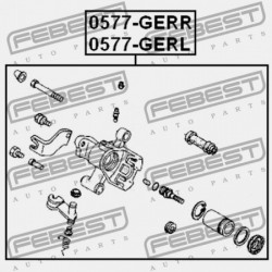 JOBB HÁTSÓ FÉKNYEREG MAZDA 626 GE 1991-1994 EU GA2E-26-61XA