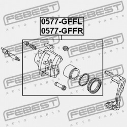 BAL ELSŐ FÉKNYEREG MAZDA FAMILIA BJ 1998-2000 JP GA5R-33-71X