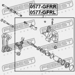 BAL HÁTSÓ FÉKNYEREG MAZDA FAMILIA BJ 1998-2000 JP GE7C-26-71XB