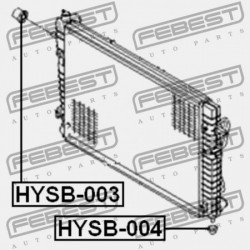 RADIÁTOR RÖGZÍTŐ HÜVELY HYUNDAI TUCSON 04: -OCT.2006 (2004-) GEN 25336-2E001