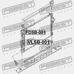 HŰTŐRÖGZÍTŐ HÜVELY VOLVO S80 2007- 30636949