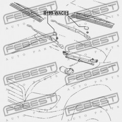 ABLAKTÖRLŐ VEZETŐ SAPKA TOYOTA RAV4 ACA3,ALA3,GSA33,ZSA3 2005.11-2012.12 GR 85292-13010