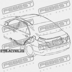 CSOMAGTARTÓ KÁBEL TOYOTA CAMRY (JPP) ACV40,ASV40,GSV40 2006.01-2011.08 US 64607-33130