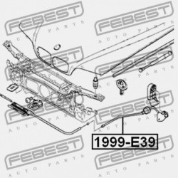 MOTORHÁZTETŐ KÁBEL BMW 5 E39 1995-2003 ECE 51238176595