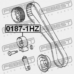 VEZÉRMŰSZÍJ FESZÍTŐ SZÍJTÁRCSA TOYOTA LAND CRUISER 100 HDJ100,UZJ100 1998.01-2007.08 EU 13505-17020