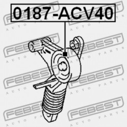 FESZÍTŐ SZÍJTÁRCSA TOYOTA RAV4 ACA3,ALA3,GSA33,ZSA3 2005.11-2012.12 GR 16620-0H020