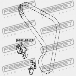 VEZÉRMŰSZÍJ FESZÍTŐ SZÍJTÁRCSA TOYOTA COROLLA AE10,CE10,EE10 1991.06-2002.06 JP 13505-16030