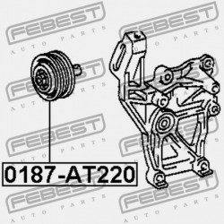 KLÍMA ÉKSZÍJFESZÍTŐ CSIGAKÉSZLET TOYOTA CRESTA GX90,JZX9,LX90,SX90 1992.10-1996.09 JP 88440-20160