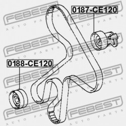 TOYOTA COROLLA SED/CP/WG AE10,CE100,EE10 1991.08-2001.11 GR 13505-64012