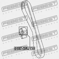 VEZÉRMŰSZÍJ FESZÍTŐ SZÍJTÁRCSA TOYOTA CRESTA GX90,JZX9,LX90,SX90 1992.10-1996.09 JP 13505-67041