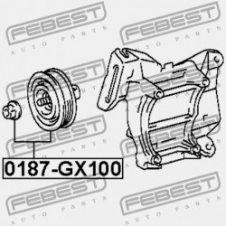 KLÍMA ÉKSZÍJFESZÍTŐ CSIGAKÉSZLET TOYOTA MARK 2 GX10,JZX10,LX100 1996.09-2000.10 JP 88440-26100