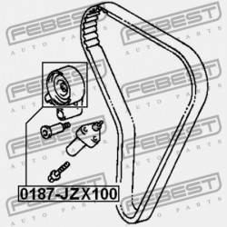 VEZÉRMŰSZÍJ FESZÍTŐ SZÍJTÁRCSA TOYOTA CRESTA GX90,JZX9,LX90,SX90 1992.10-1996.09 JP 13505-46020
