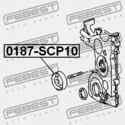 FESZÍTŐ SZÍJTÁRCSA TOYOTA VITZ NCP1,SCP1 1999.01-2005.01 JP 16603-23011