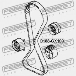 VISSZAHÍVOTT VEZÉRMŰSZÍJ SZÍJTÁRCSA 13503-70080
