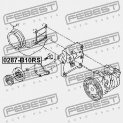 LÉGKONDICIONÁLÓ SZÍJFESZÍTŐ CSIGA NISSAN ALMERA UK MÁRKA N16E 2000.02-2006.11 EL 11947-31U05