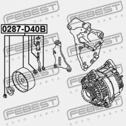 FESZÍTŐ SZÍJTÁRCSA SZETT NISSAN PATHFINDER R51M 2005.01-2014.11 EL 11925-EB32A