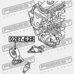 FESZÍTŐ SZÍJTÁRCSA NISSAN PATROL(GR) Y61 1997.10-2010.03 EL 11750-MA71B