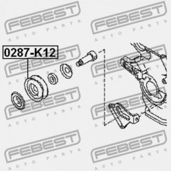 KLÍMABERENDEZÉS SZÍJFESZÍTŐ CSIGA NISSAN WINGROAD/AD Y11 1999.05-2008.10 JP 11927-0M304
