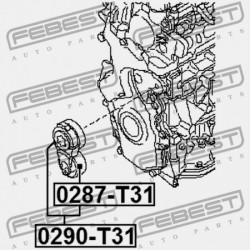 FESZÍTŐ GÖRGŐ SZETT NISSAN QASHQAI J10E 2006.12-2013.12 EL 11955-JD21A