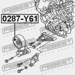 FESZÍTŐ SZÍJTÁRCSA SZETT NISSAN NISSAN TEHERAUTÓ D22 1997.02-2012.03 GL 11750-2W20C