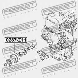 NISSAN NOTE UK MÁRKA E11E LÉGKONDICIONÁLÓ ÉKSZÍJ FESZÍTŐ CSIGA 2006.01-2013.08 EL 11927-AX010