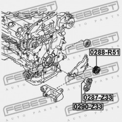 FESZÍTŐ SZÍJTÁRCSA NISSAN 350Z Z33 2002.06-2008.10 US 11955-1EA9D