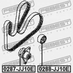 TEKERCS NISSAN QASHQAI J10E 2006.12-2013.12 EL 11720-00Q1C