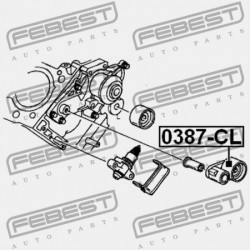 HONDA AVANCIER TA1 VEZÉRMŰSZÍJ FESZÍTŐ CSIGA 1983-1987 JP 14510-P8A-A01