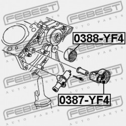 HONDA ACCORD CM5 VEZÉRMŰSZÍJ SZÍJTÁRCSA 2003-2006 US 14550-RCA-A01
