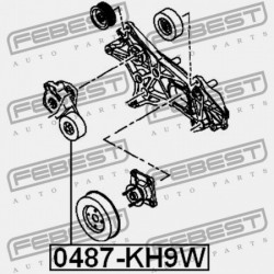 FESZÍTŐ CSIGA MITSUBISHI PAJERO/MONTEROLONG V90 2006.08- G.EXP MD367192