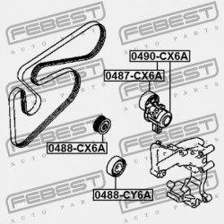 HENGER MITSUBISHI LANCER CY,CZ 2007.03-2013.02 EUR 1341A051