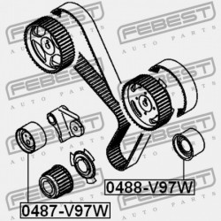 VEZÉRMŰSZÍJ SZÍJTÁRCSA MITSUBISHI CHALLENGER K90 1996.05-2001.08 JPN MD319022