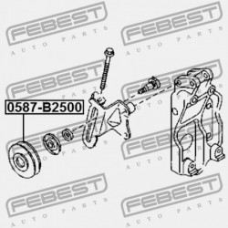 FESZÍTŐ SZÍJTÁRCSA MAZDA BT-50 UN 2006-2008 EU WL81-15-940