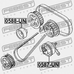VEZÉRMŰSZÍJ SZÍJTÁRCSA MAZDA BT-50 UN 2006-2008 EU WE01-12-730